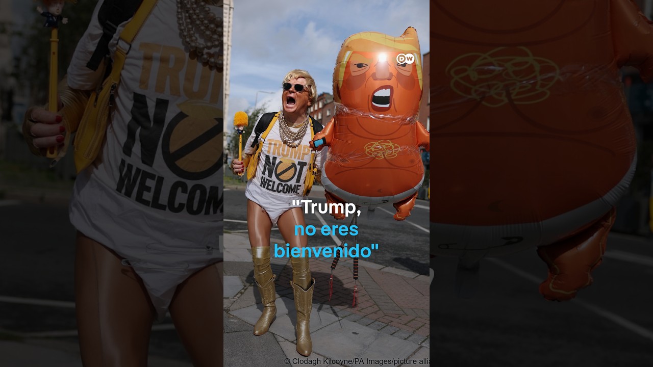 Thousands protest Donald Trump's visit to Ireland