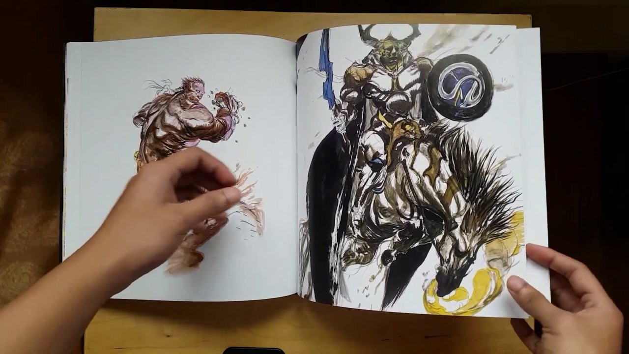 The Art of Final Fantasy: The Sky 1 Flip-through