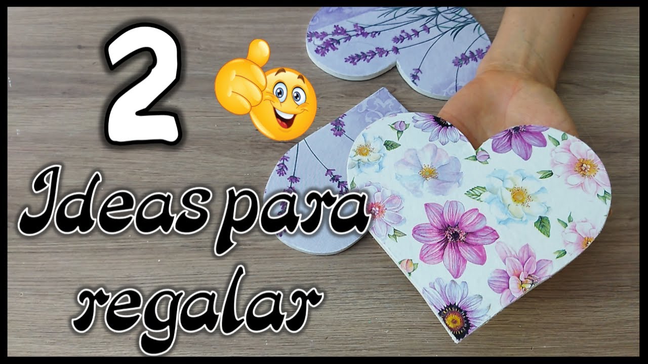 2 HERMOSAS IDEAS PARA REGALAR - Manualidades para el día de la madre - Crafts to give or sell
