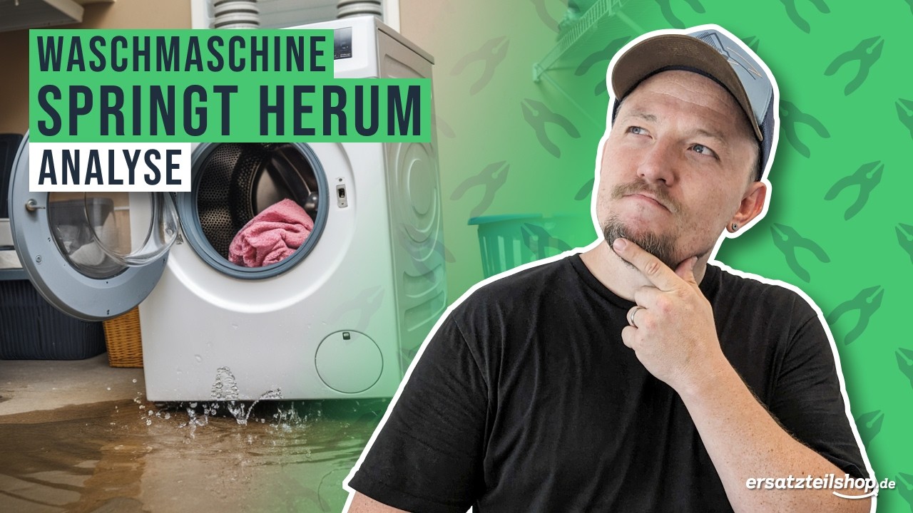 Waschmaschine wandert beim Schleudern? Diese Tipps helfen sofort!