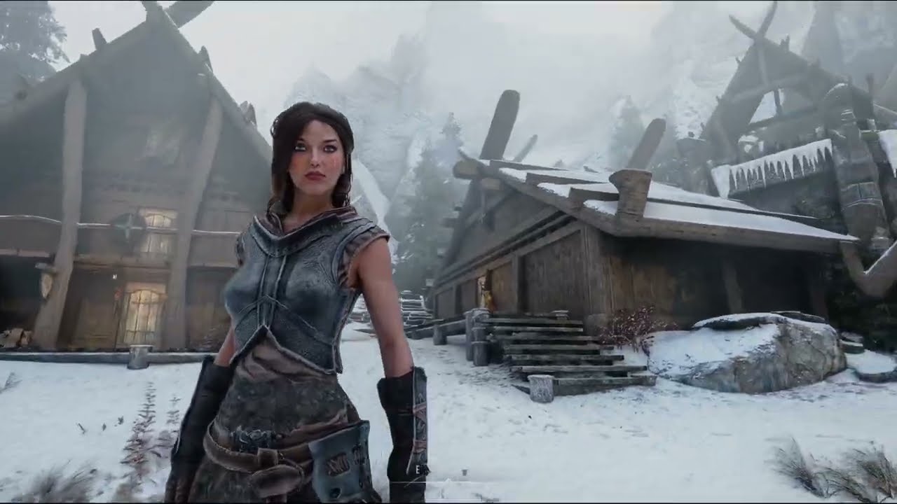 Skyrim DLSS 5 Neural Rendering Raw Gameplay Test