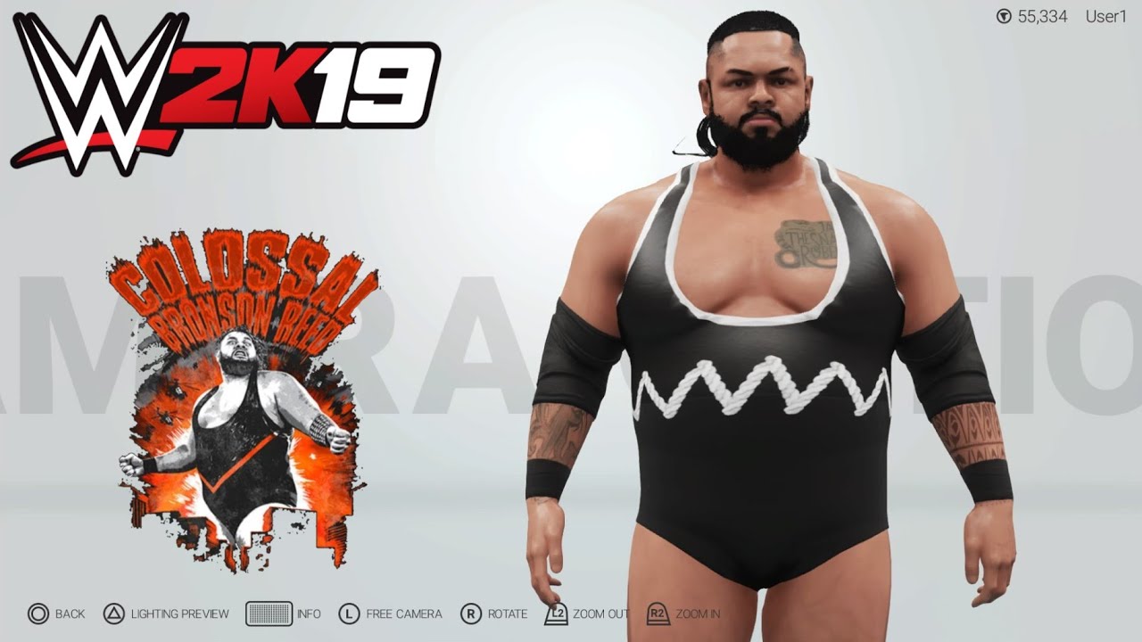 WWE 2K19 ps4/xbox one Bronson Reed caw
