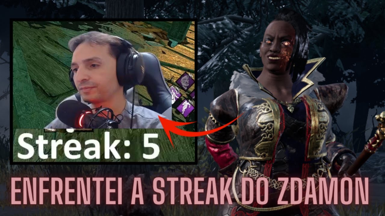 ENFRENTEI A SWF TRYHARD DO ZDAMON7X EM WINSTREAK... (consegui quebrar?) l Dead by Daylight