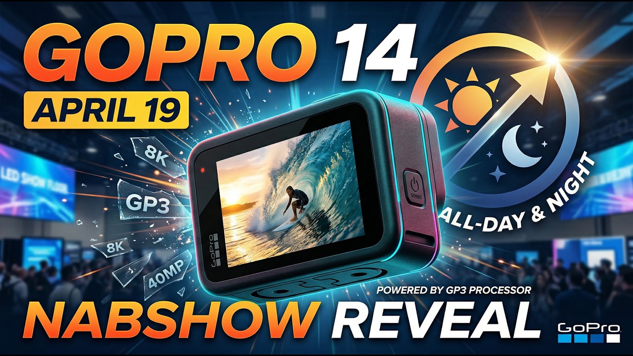 ★★★[Gopro news] Gopro 14 will release at April 19★★★. at NABshow, Las Vegas