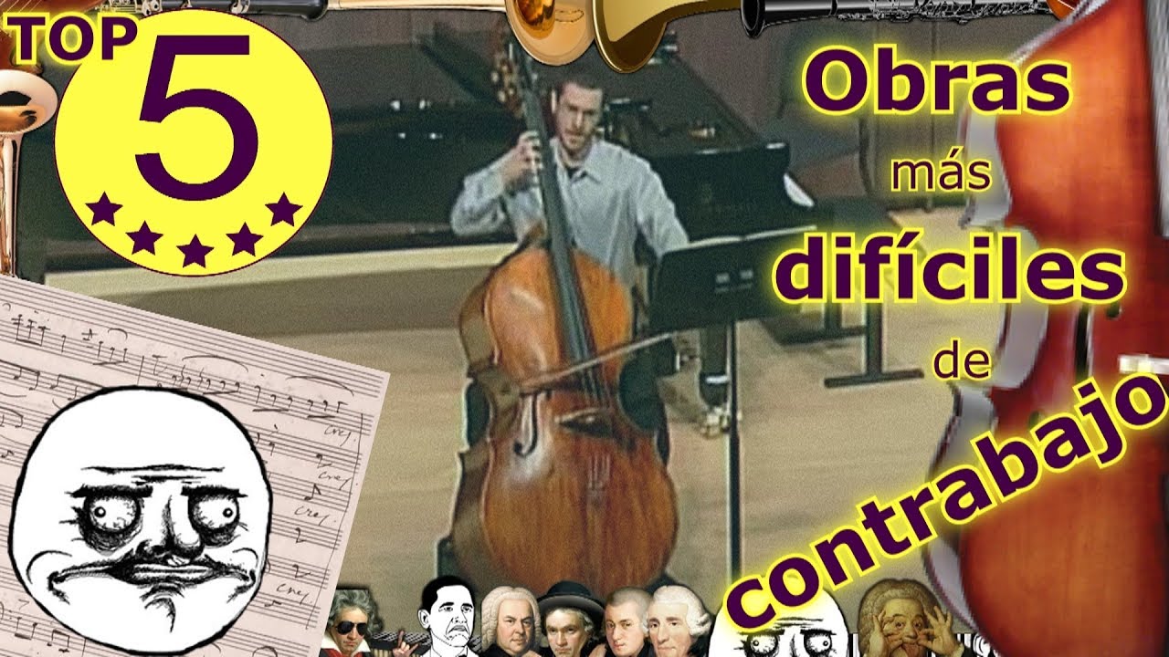 🎻Las 5 obras para contrabajo más difíciles jamás compuestas🎻