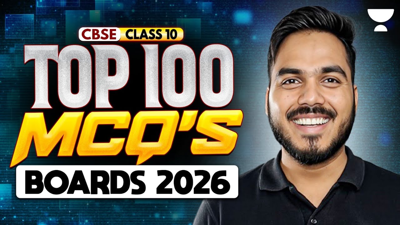 Class 10 Maths Boards 2026 | Top 100 Most Important MCQs | Abhinay Sir