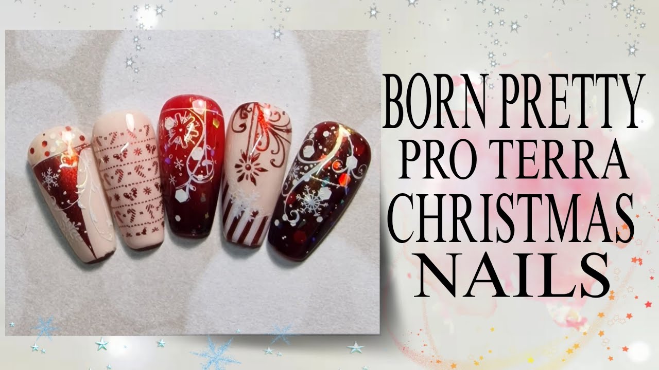 Гель BornPretty Pro Terra | Рождественский маникюр | SheModern