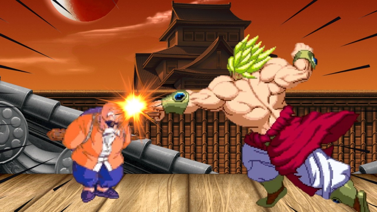 BROLY vs MUTEN ROSHI - The most epic fight❗⚡