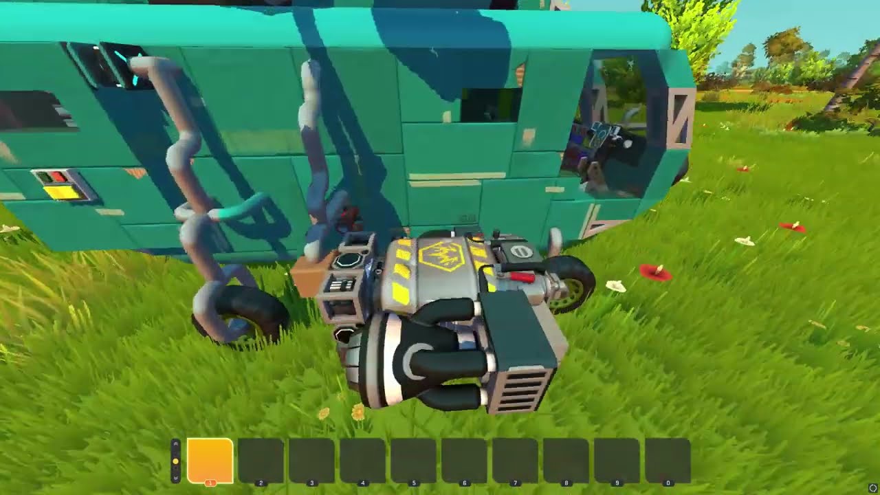 Ka27 SUBMARINE WARFARE helicopter (Scrap Mechanic)