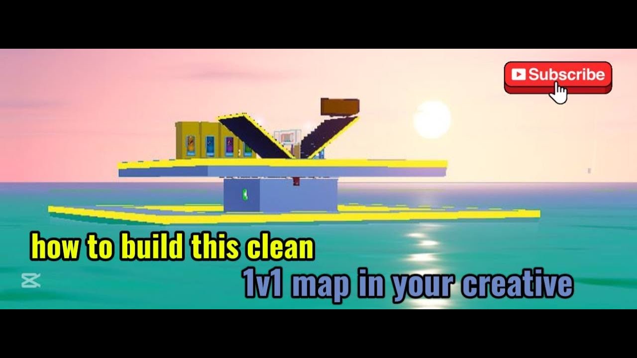 how to build this clean 1v1 map in your creative 2025 CHapter6 Season1