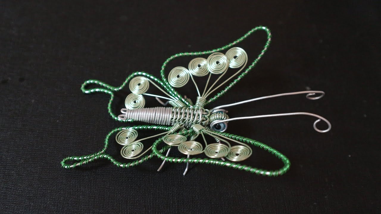 How to Make Beautiful Butterfly from Wire | handmade 