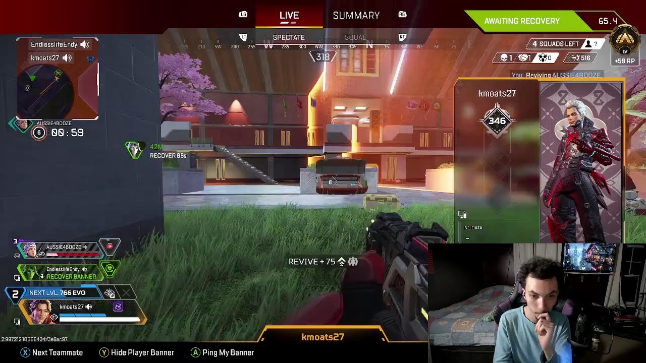 Endlesslife Endy live! apex rank night im back