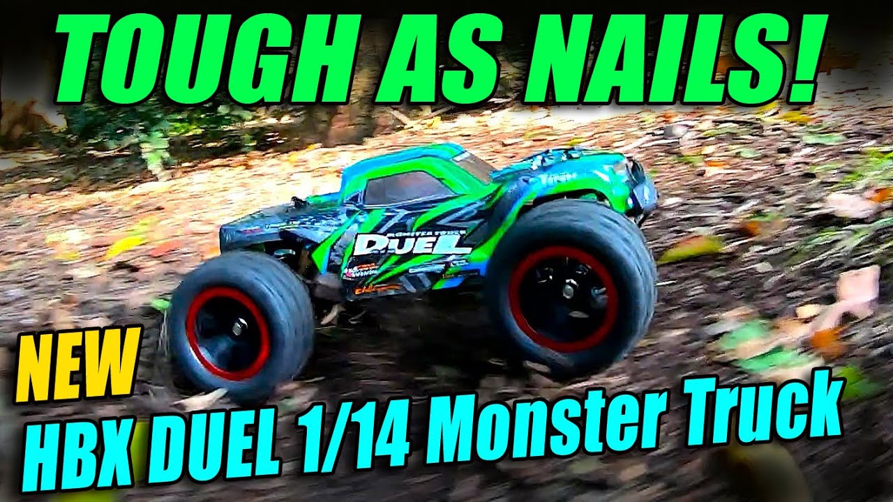 NEW! Haiboxing 2105 / HBX Duel 1/14 Monster Truck Review + Test - TOUGH AS NAILS!!!
