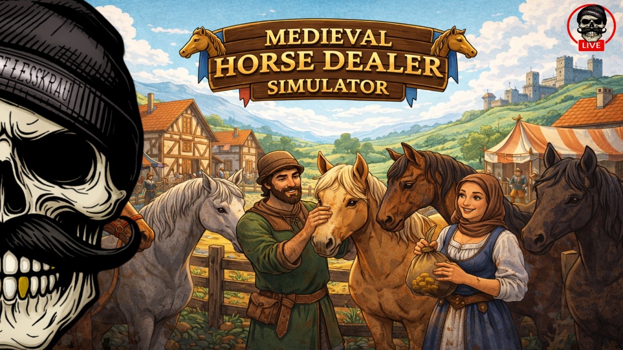 Medieval Horse Dealer Simulator – Nourrir, entraîner, vendre… la vie de chevalier commerçant 🔥