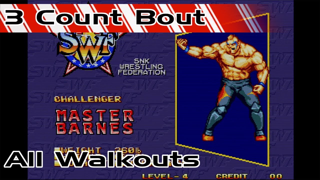 3 Count Bout - Walkouts & Specials For All Characters (Neo Geo)
