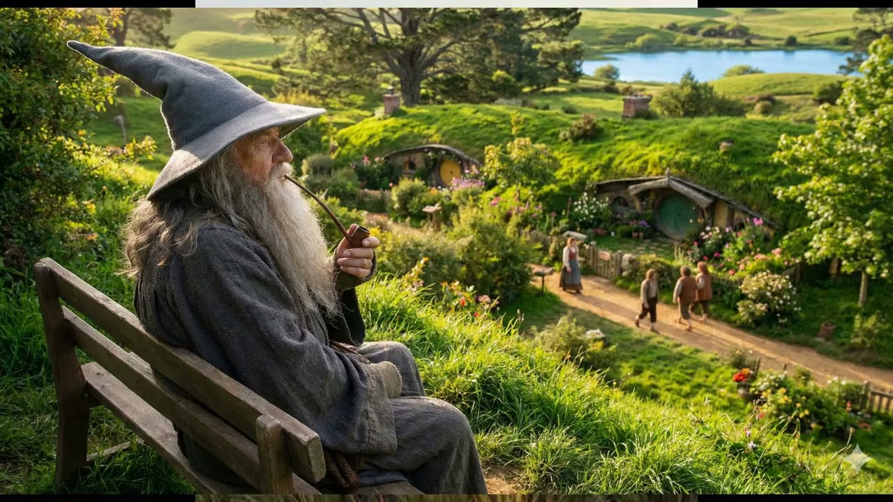 Morning Mood in The Shire of Tolkien Lord of the Rings Music Feeling