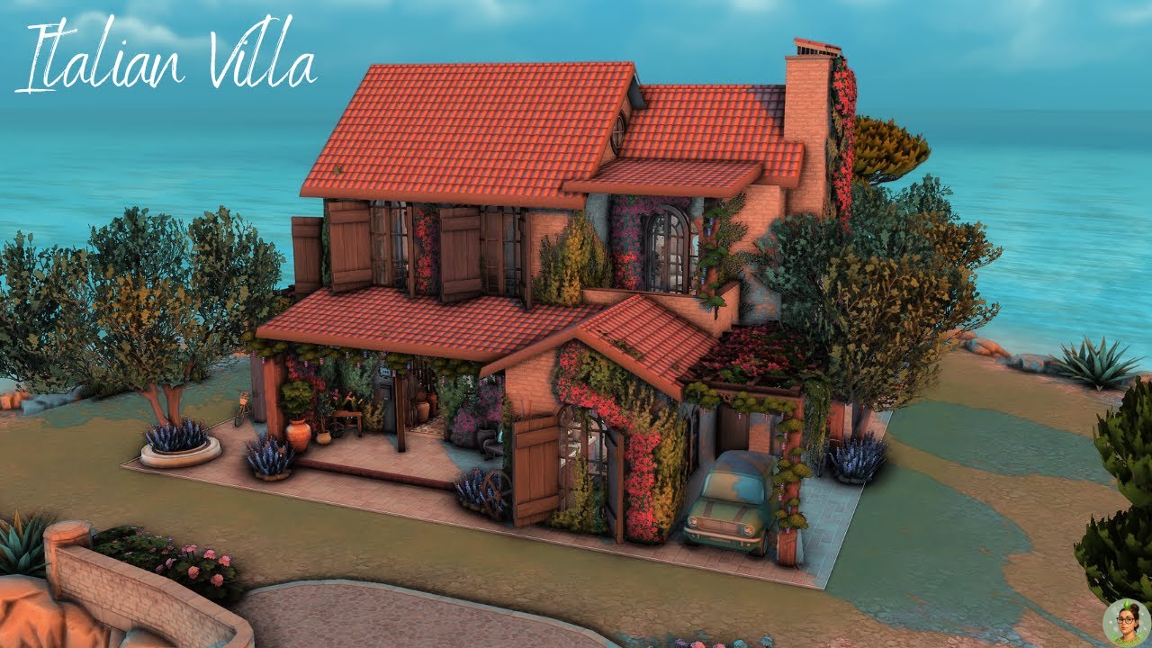 Italian Villa🌿| Stopmotion Build | The Sims 4 | NO CC