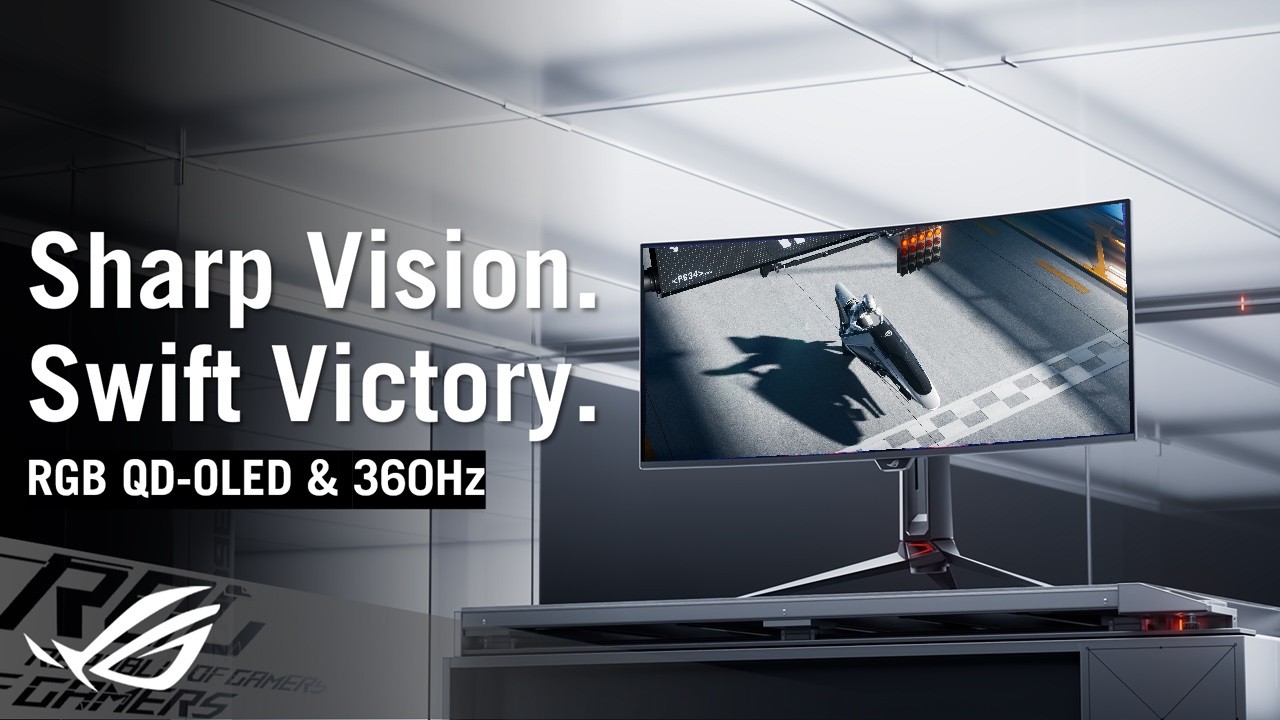 World's First RGB QD-OLED BlackShield&trade; Ultrawide 360Hz Gaming Monitor