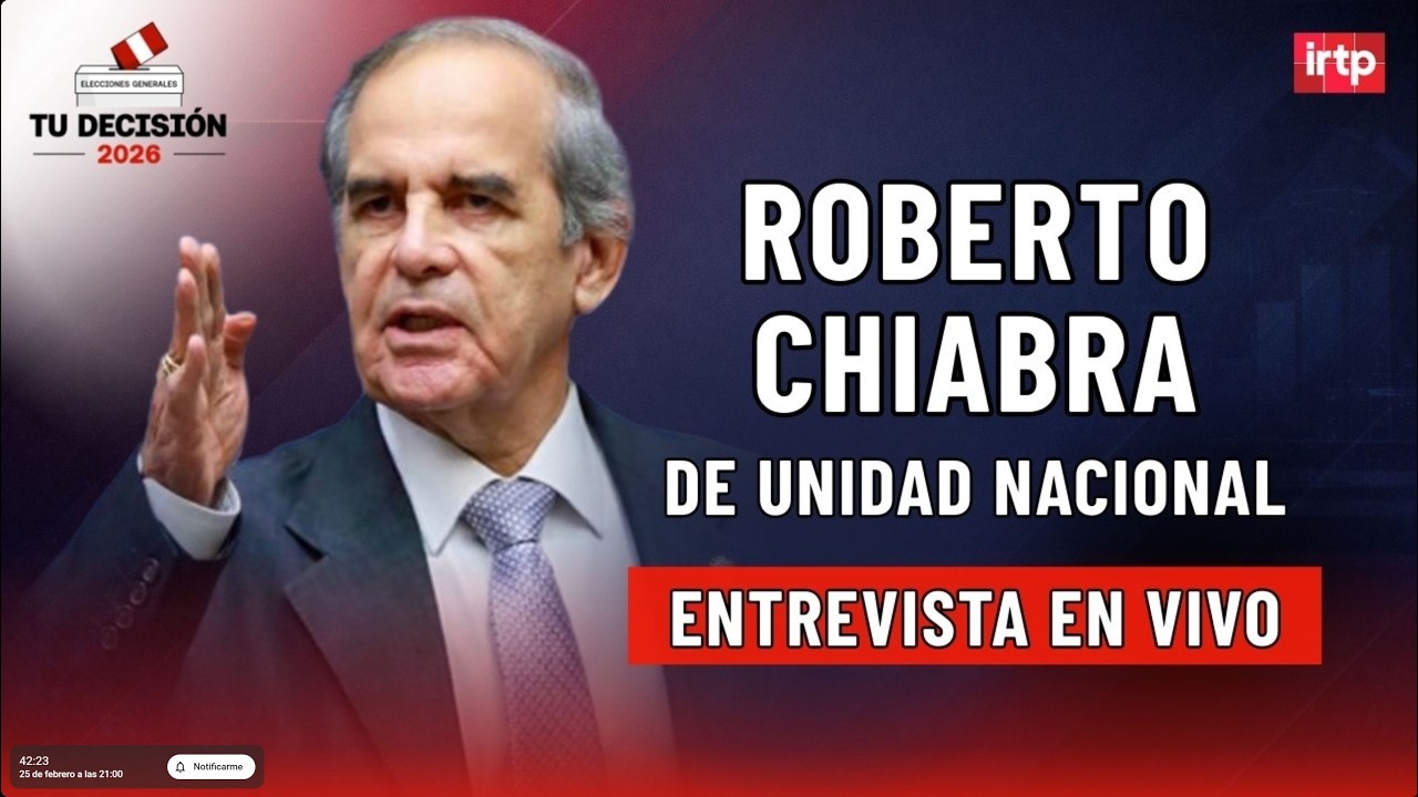 🚨#EnVivo🚨Entrevista a Roberto Chiabra de Unidad Nacional | 