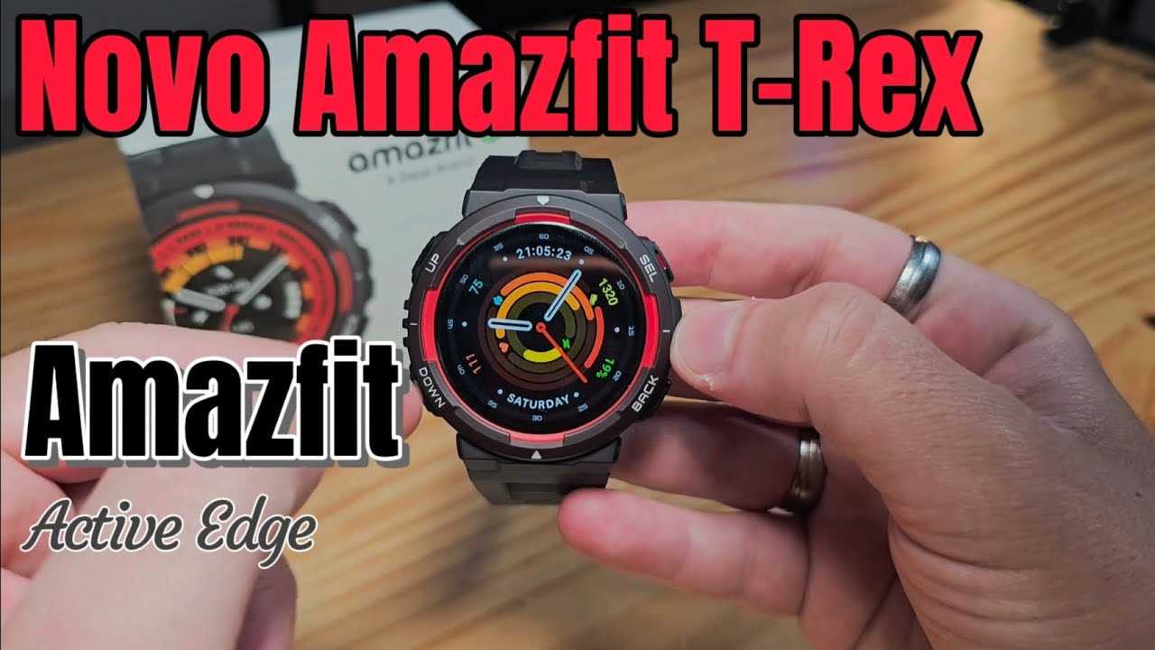 Amazfit Active Edge Review (ZEPP COACH, MINI APPS, certificação MILITAR) Vale a PENA ?
