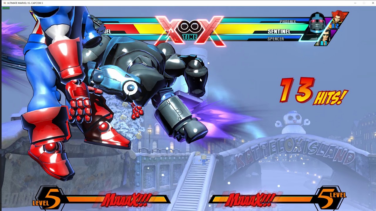 UMvC3 EX Sentinel Combo (Boots)