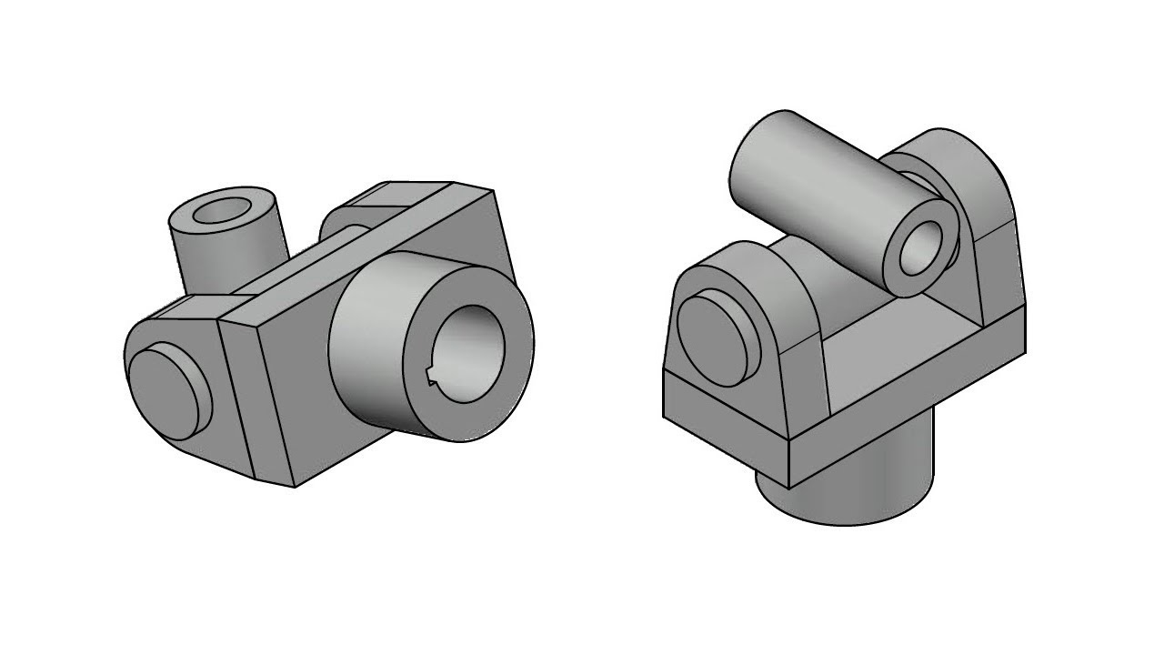 Making Universal Coupling in AutoCAD