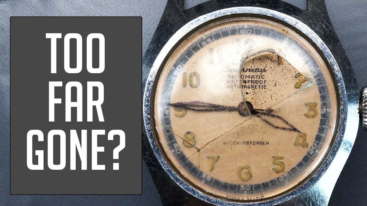 Реставрация винтажных часов Tourneau 1950-х годов с бамперным механизмом