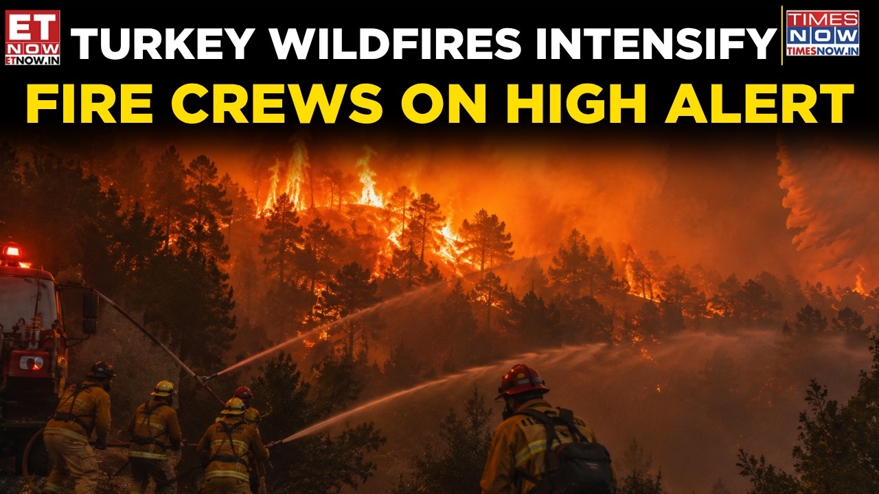 Turkey Battles Devastating Wildfires As Huge Flames Engulf Forests | Fire Crews On High Alert