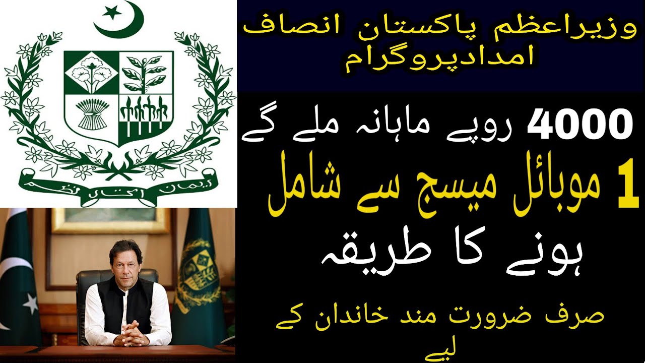 HOW TO APPLY FOR INSAF IMDAD PROGRAM AND GET 12000 RS. | CHAND