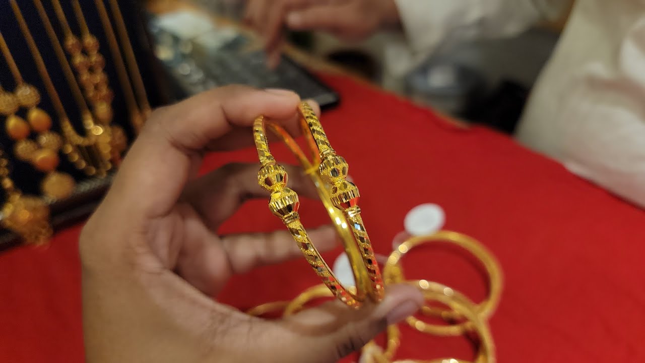 সোনার  সলিড দেশি চুড়ি সবচেয়ে কমে,আশামনি জুয়েলার্স