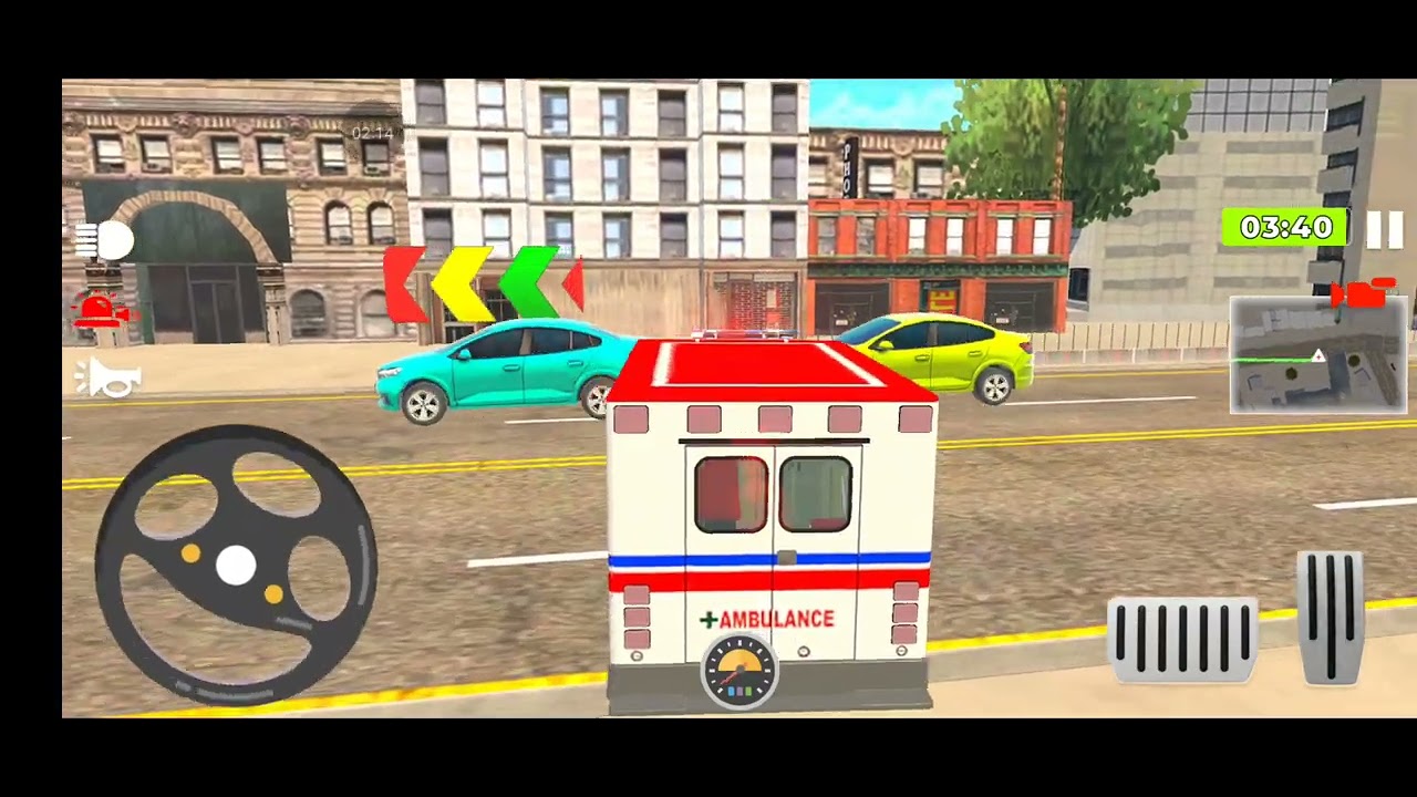 Emergency Ambulance Games 3D game play video new Emergency Ambulance Games 3D