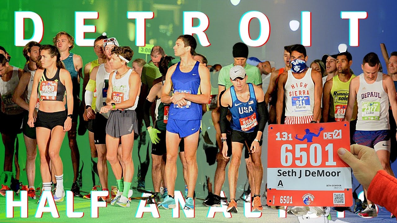 Detroit Half Marathon Race Analysis: Course, Pace, HR, Cadence