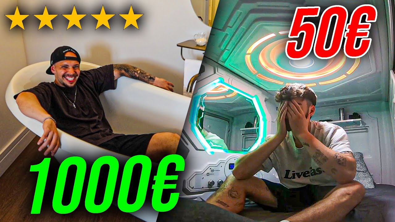 1000€ HOTEL VS 50€ HOTEL CHALLENGE! *er dreht durch*
