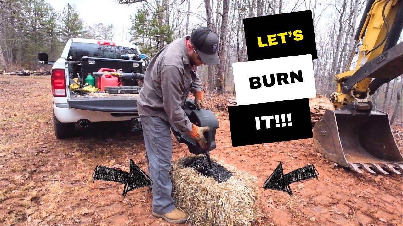 LET’S BURN IT!!!-Double wide demolition