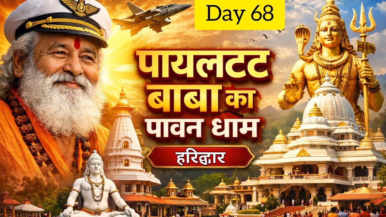 पायलट बाबा का पावन धाम,हरिद्वार || #day68 #trending #pilotbaba #haridwar #harharmahadev #viralvlog 