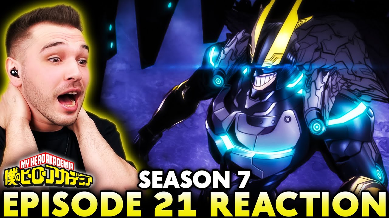Armored All Might vs All For One 🔥 My Hero Academia Season 7 Episode 21 REACTION