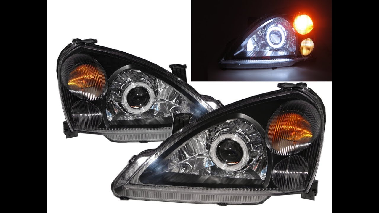 CrazyTheGod Aerio/Liana 02-07 4D/5D CCFL Projector Headlight Headlamp Black for SUZUKI