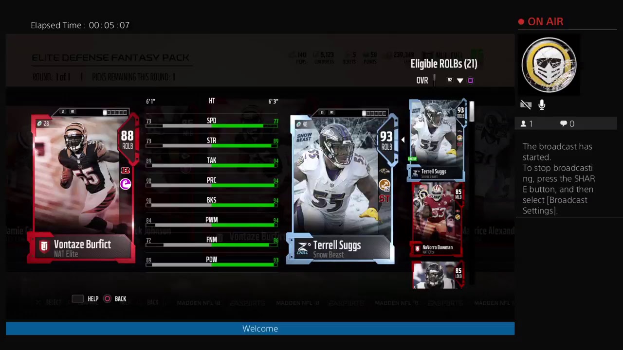 Mut 18 PS4: Legand Gauntlet Pack Opening