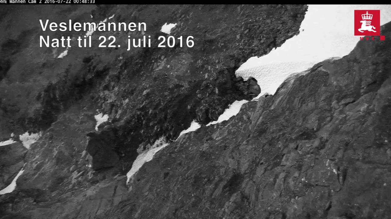 Steinsprang Veslemannen juli 2016