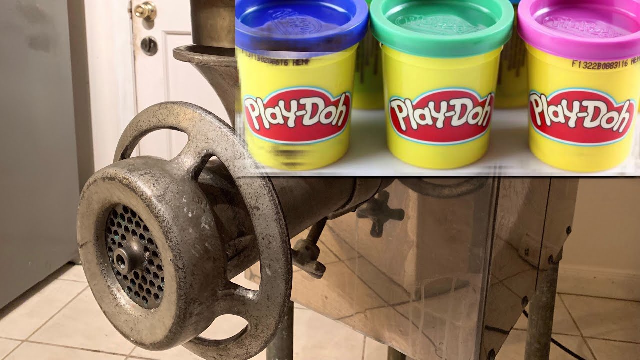 EXPERIMENT MEAT GRINDER VS Play-Doh