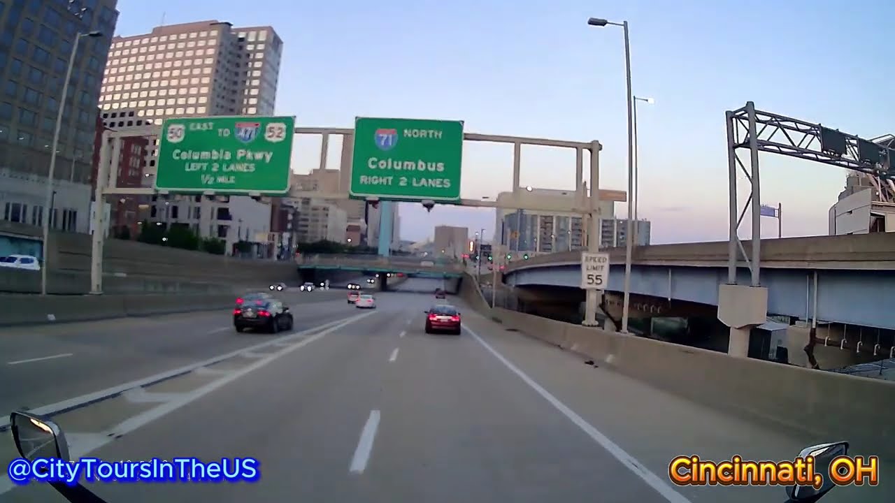 Driving Through Downtown Cincinnati | Ohio Highway 2025