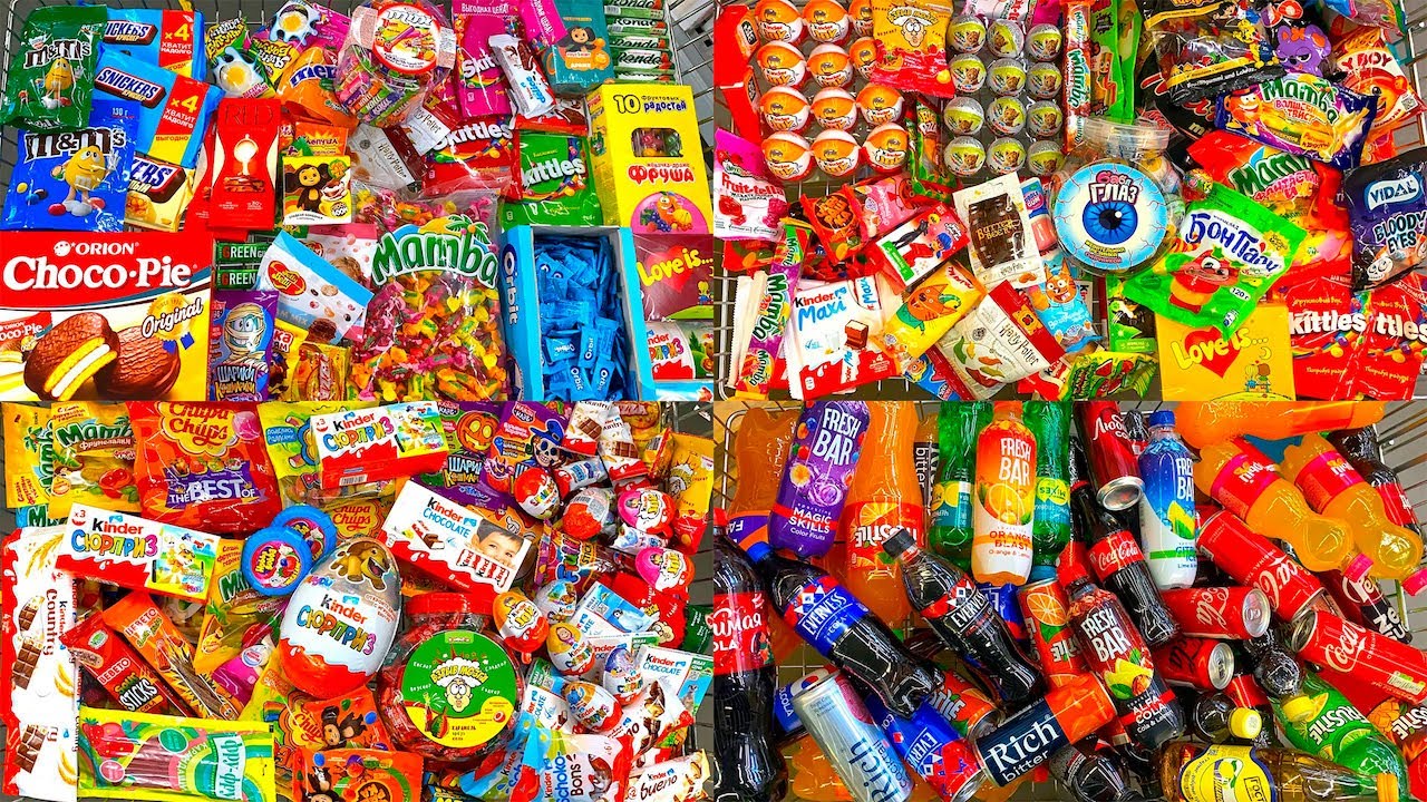 Мега Выпуск! Конфеты и Сладости 🤯! Shopping Kinder, M&M’s, Skittles,Snickers,Oreo. Compilation Video
