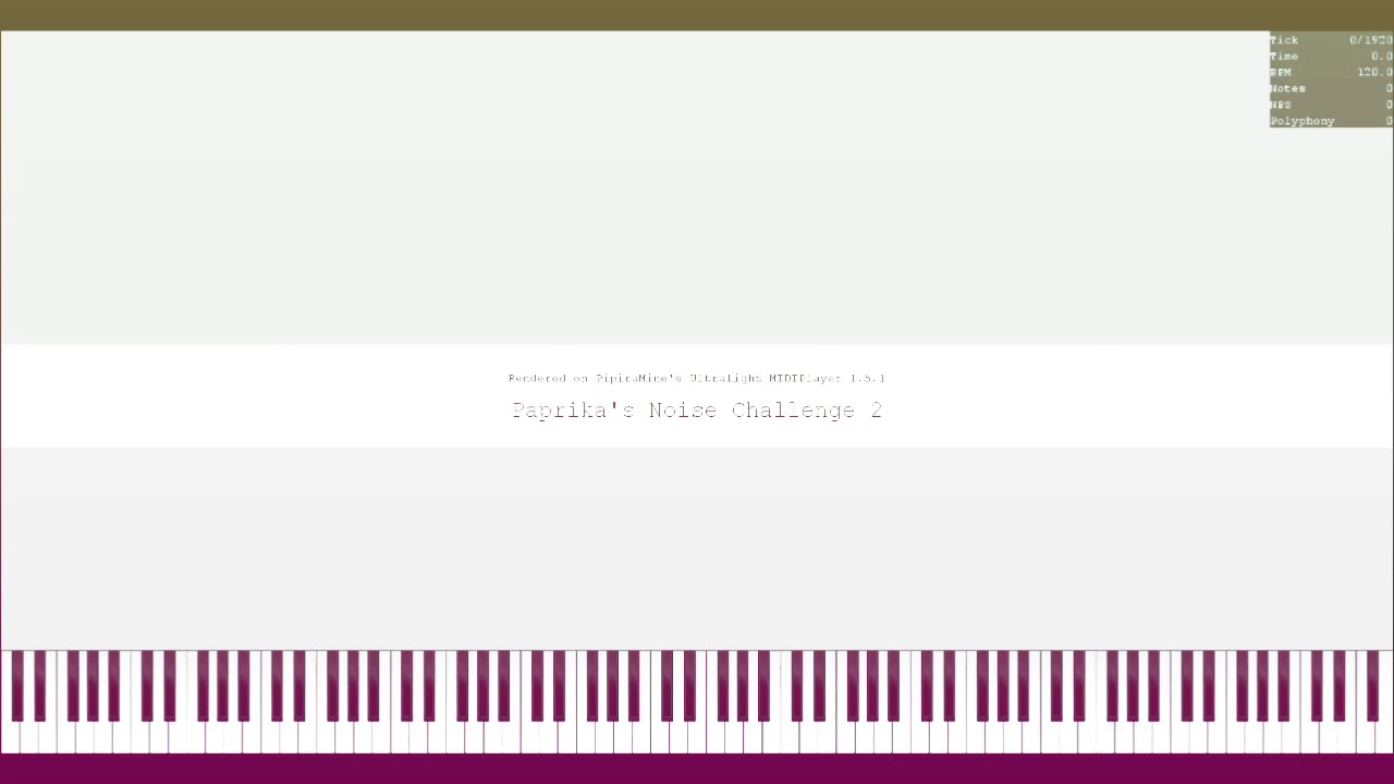 [Black Midi] Paprika's Noise Challenge 2 - Exactly 10 Million Notes (ump version)
