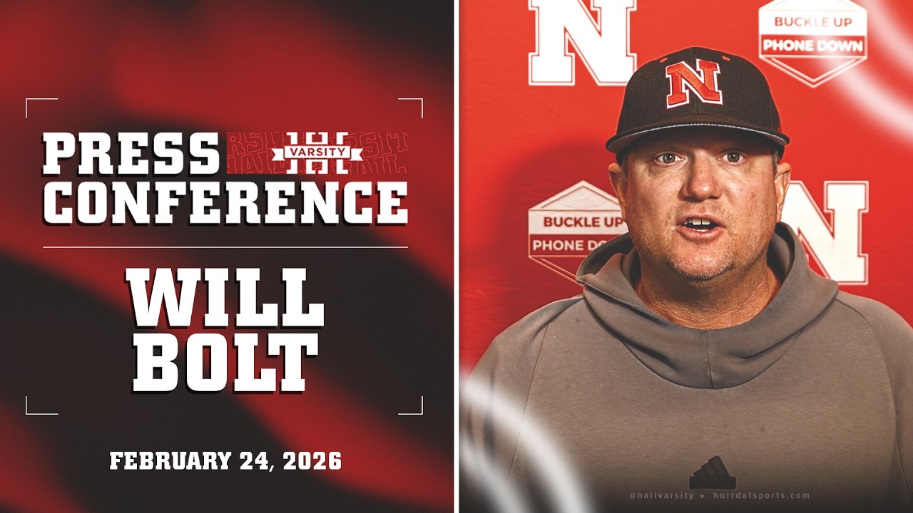 Husker HC Will Bolt previews series with No. 7 Auburn | Nebraska Baseball Press Conference