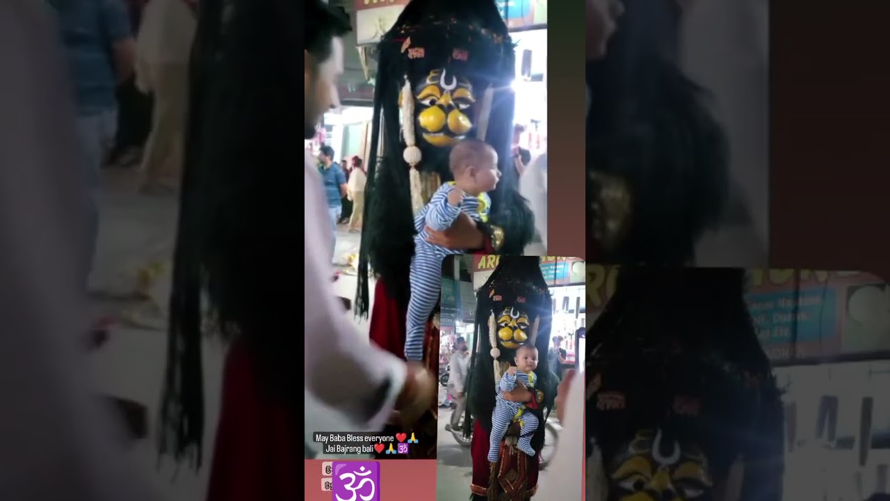 Hanuman Ji Blessed Baby👶🕉😇🙏❤ #hanuman #new #trending #baby #news #hanumanstatus #viral #shorts