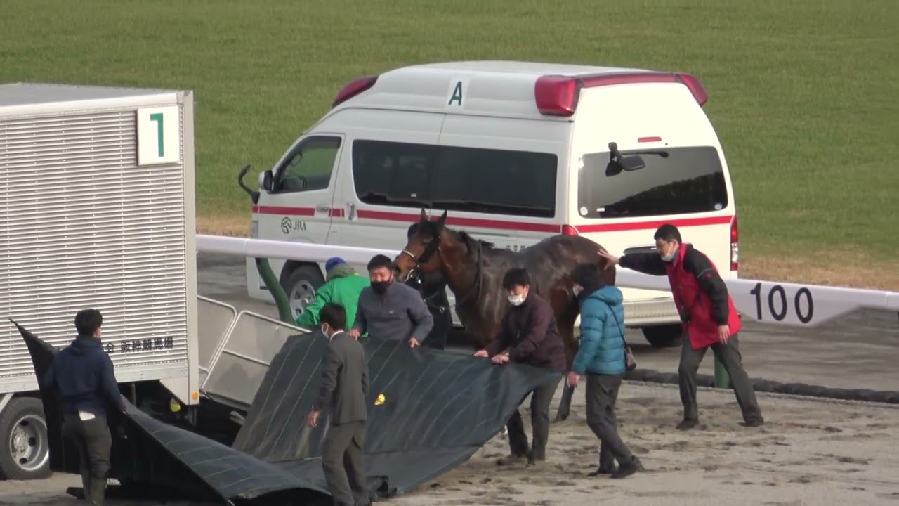閲覧注意 これも競馬の現実 担当者にとっては厳しい決断を迫られる 現地映像 なぜ助からないかは説明欄をお読み下さい