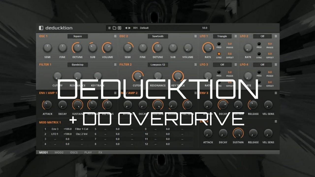 Free Plugins | Deducktion Analog Synth + DD Overdrive Distortion