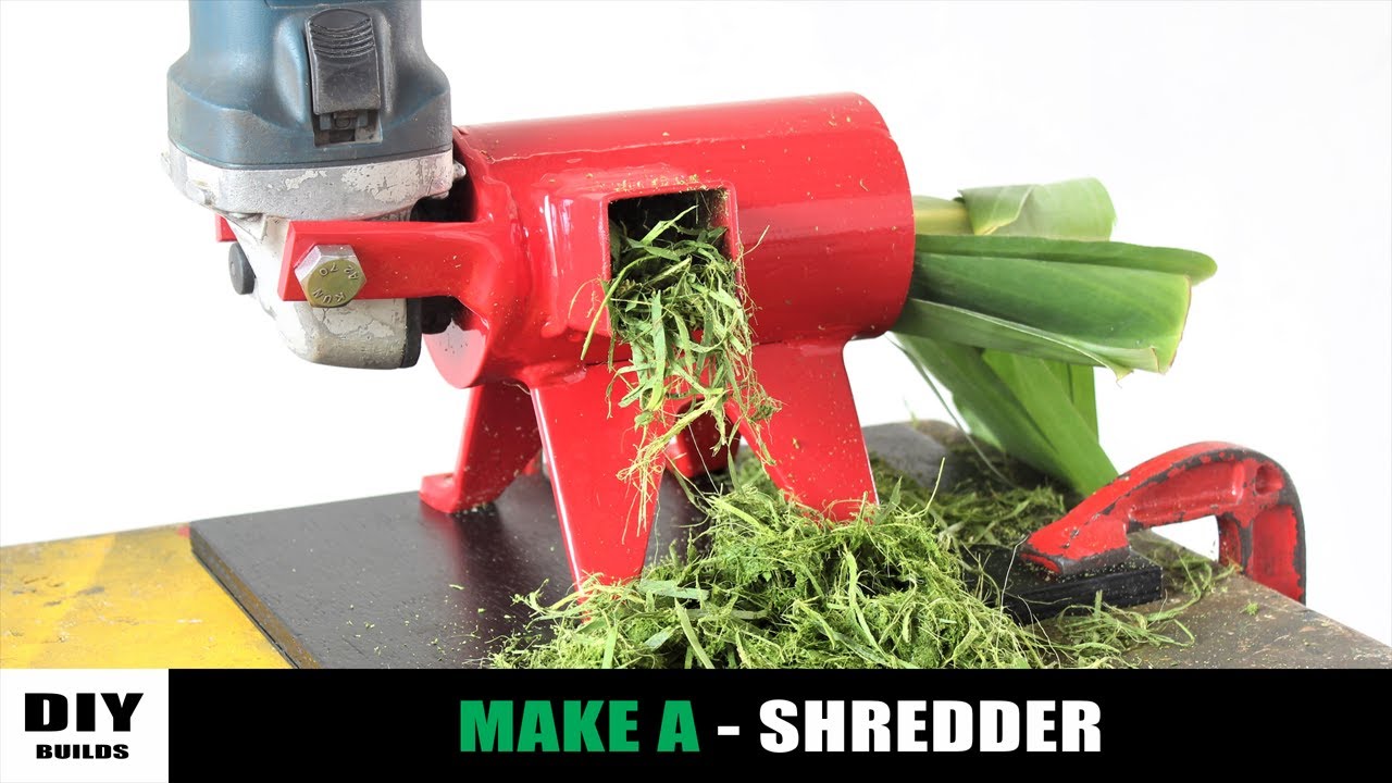 Angle Grinder HACK - Chipper Shredder | DIY