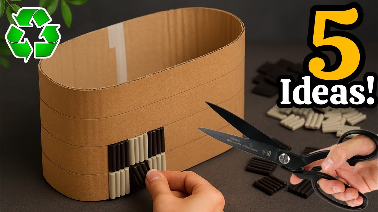 Transforming Cardboard & Jute♻️😱 5 GENIUS Recycling Ideas That Will Amaze You!