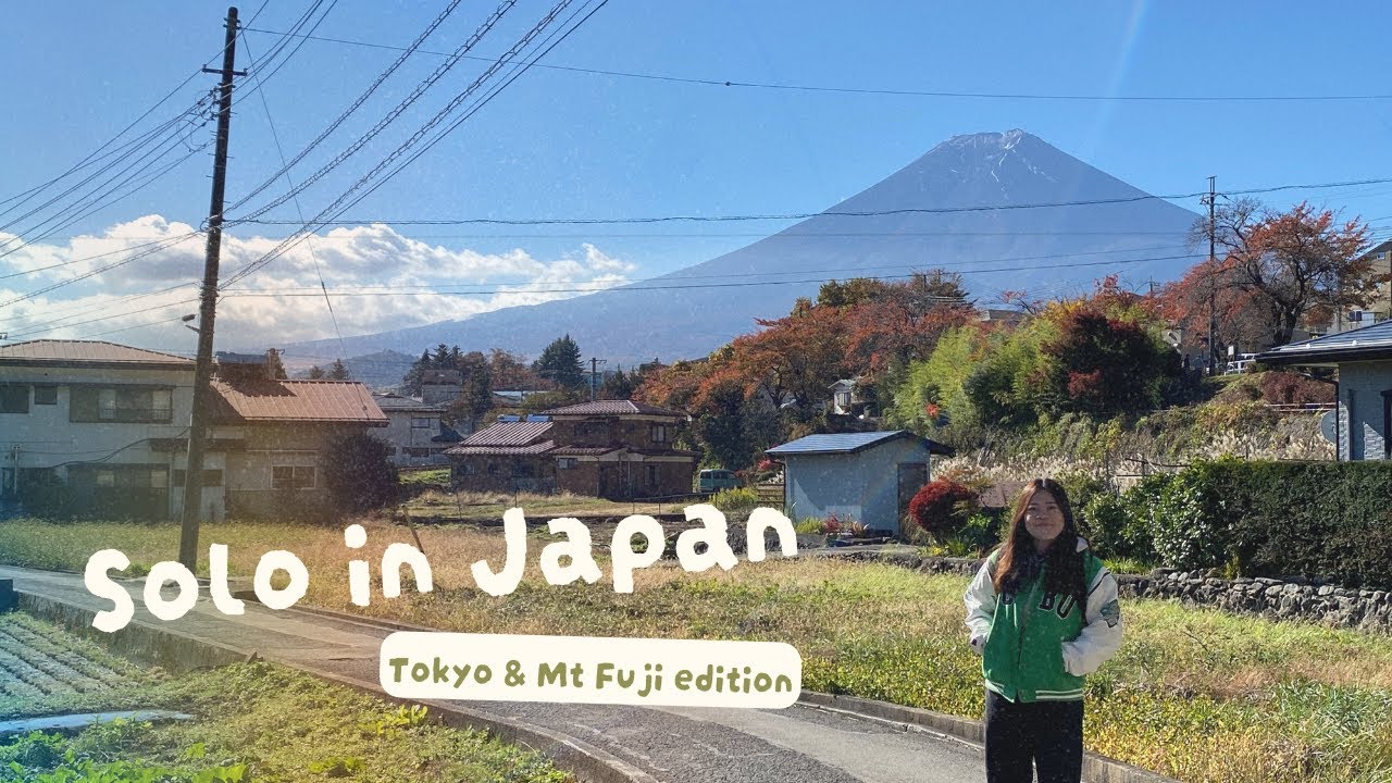 VLOG - Solo à Tokyo (temples, parcs et shopping) + journée au Mt Fuji 🗻🍁